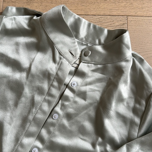 Satin effect blouse - Picture 2 of 5